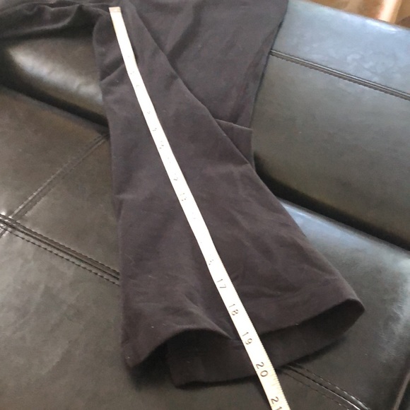 $6 add to bundle! Lucy black Lotus crops. Size small. - Picture 8 of 8